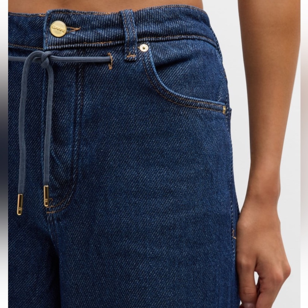 Ganni Drawstring Jean - Picture 7 of 7